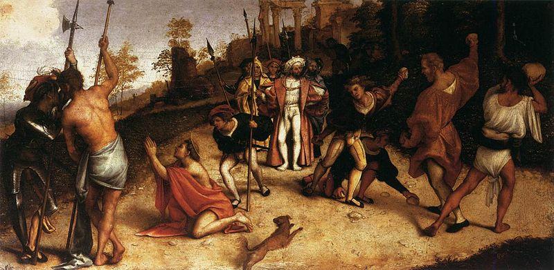 Lorenzo Lotto The Martyrdom of St Stephen oil painting picture